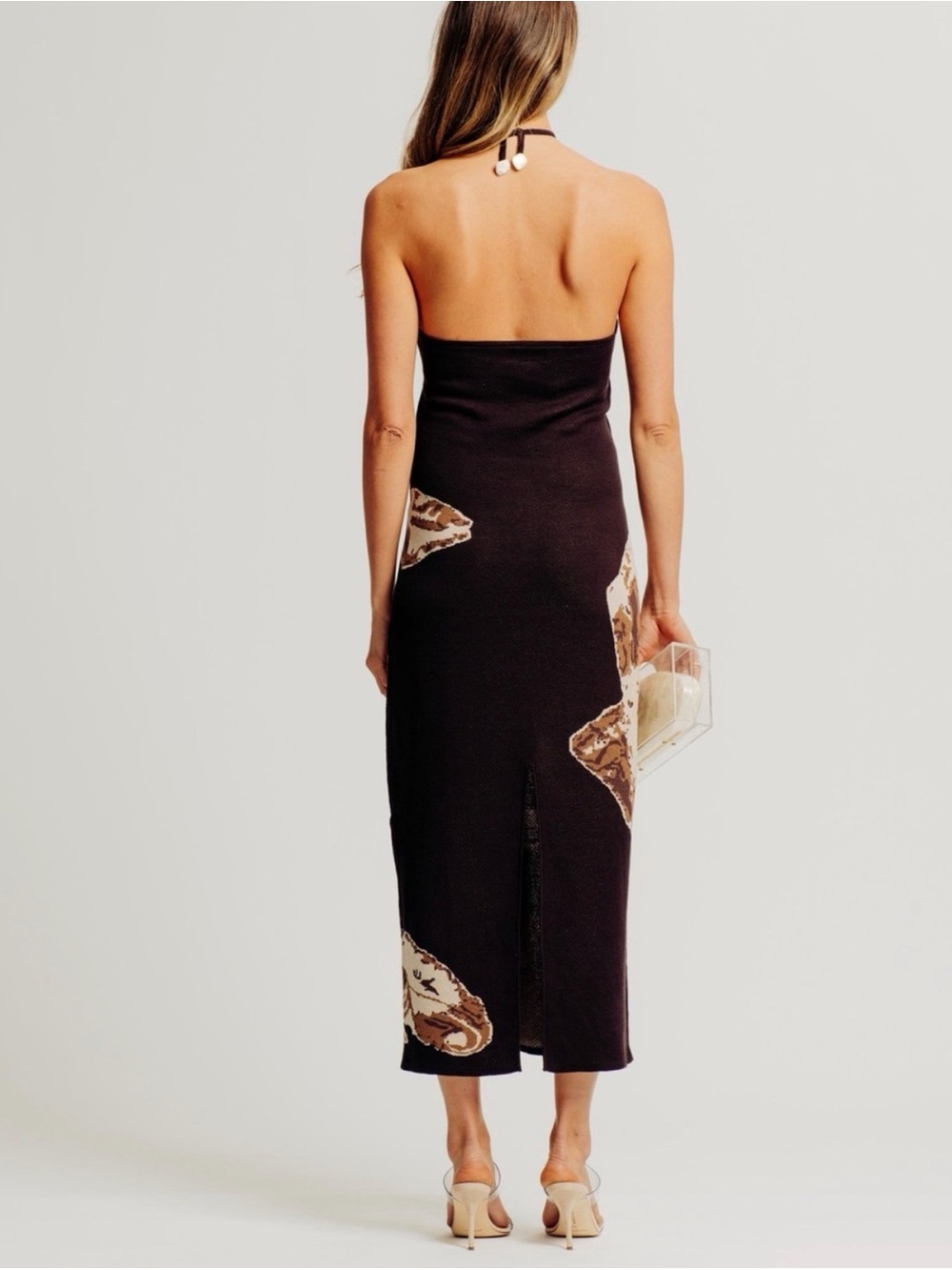 Torn by Ronny Kobo Lola Dress (Chocolate Brown Shell) - Picture 2 of 4